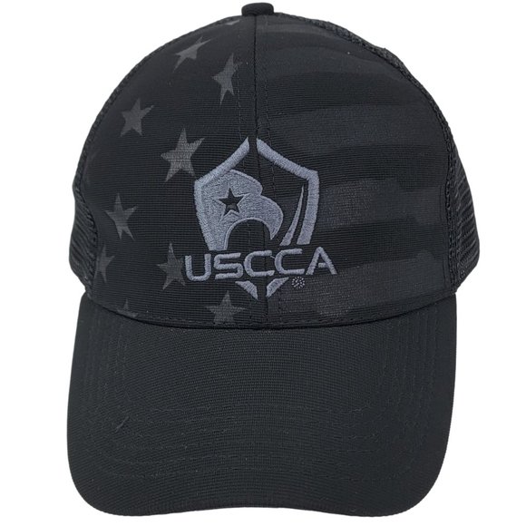 USCCA Snapback Trucker Hat Baseball Cap Black Concealed Carry Shooting Firearms - Picture 3 of 6